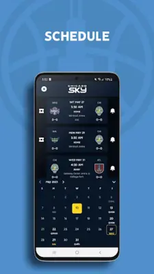 Chicago Sky Mobile android App screenshot 2